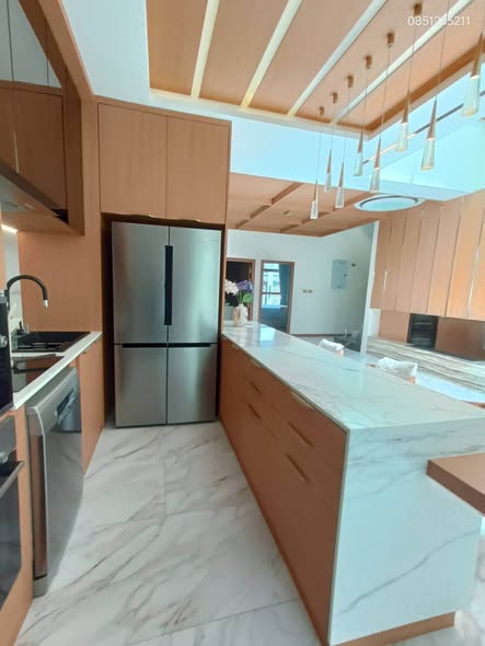 kitchen of บ้านเดี่ยว 2 ชั้น อยู่อาศัย (อุปกรณ์ สาธิตAerodynamics)