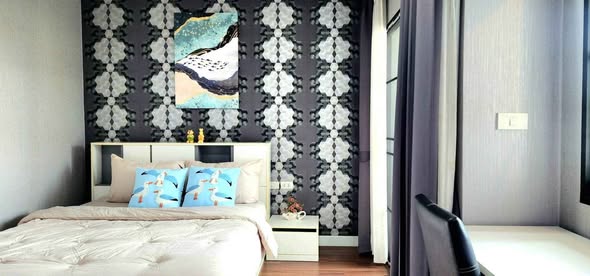 bedroom of คอนโด ปันนา โอเอซิส เรสซิเด้นซ์ 2
