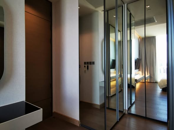 bedroom and room interior of 28 Chidlom