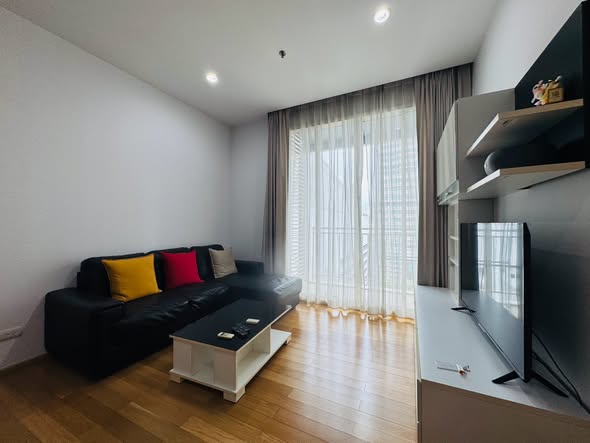 living room and bedroom of 39 by Sansiri