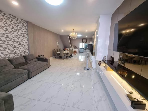 living room of ทาวน์โฮมแฝด4ชั้น