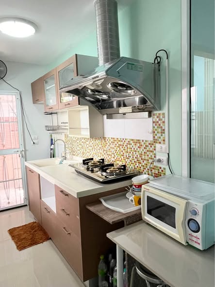 kitchen of โครงการบ้านแฝด ซอยเพชรเกษม 66