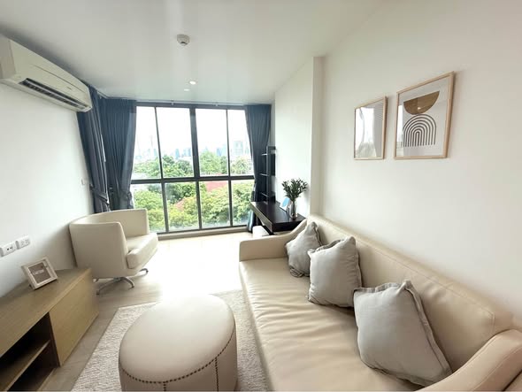 bedroom and living room of ดี เมมโมเรีย พหลโยธิน 8