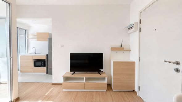 bedroom and room interior of เสนาคิทท์ บางนา – ก.ม.29