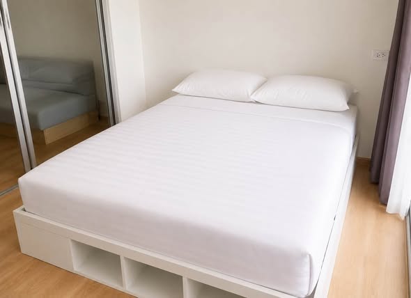 bedroom of เสนา อีโค ทาวน์ รังสิต – สเตชั่น | SENA Eco Town Rangsit – Station