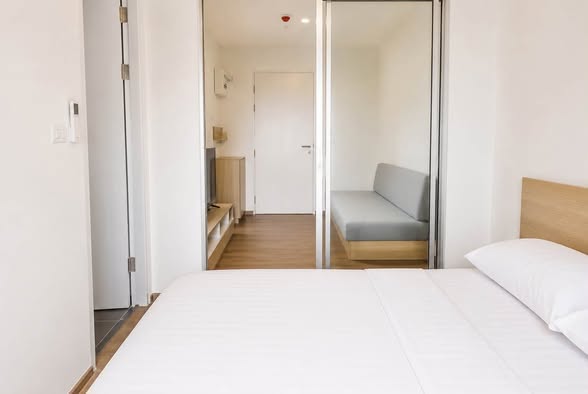 bedroom of เสนา อีโค ทาวน์ รังสิต – สเตชั่น | SENA Eco Town Rangsit – Station