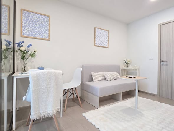 bedroom and living room of กู้ดเดย์ สุขุมวิท 93 Good Day Sukhumvit 93