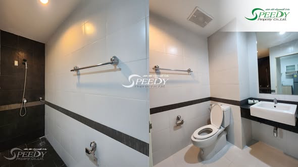 bathroom of A Space ME Sukhumvit 77