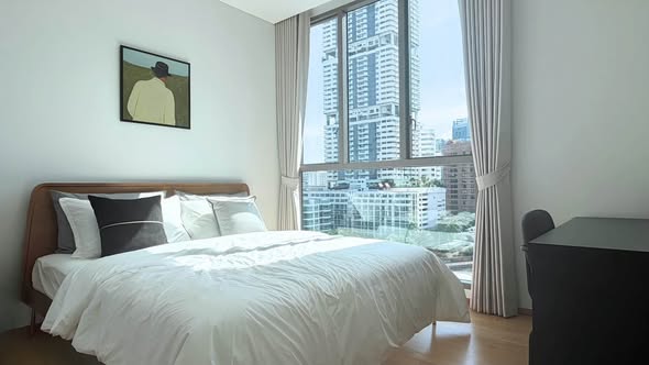 bedroom of AEQUA Residence Sukhumvit 49 dad no3