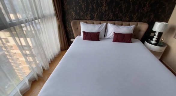 bedroom of AEQUA Residence Sukhumvit 49 dad no3