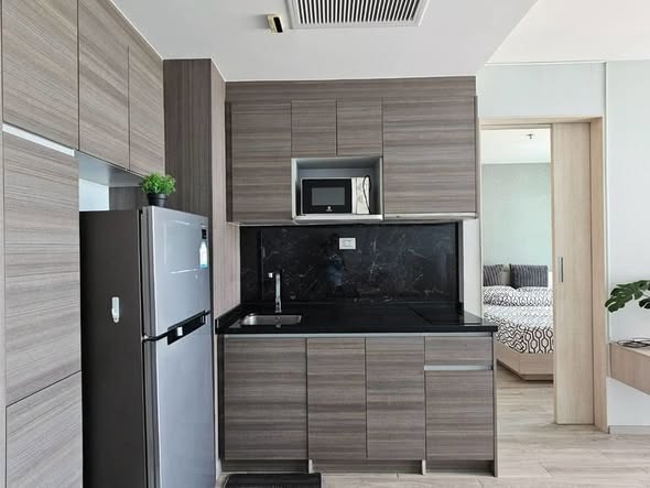 kitchen of AERAS Beachfront Condominium Jomtien Pattaya