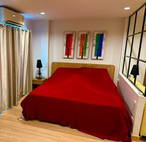 bedroom of Airport Home Condo