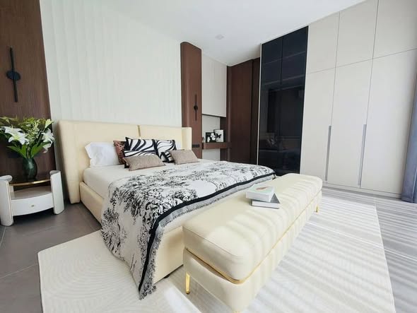 bedroom of พูลวิลล่ากรุงเทพ Airy Ville Bangkok