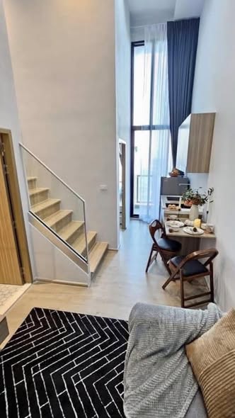 living room of Altitude Unicorn Sathorn