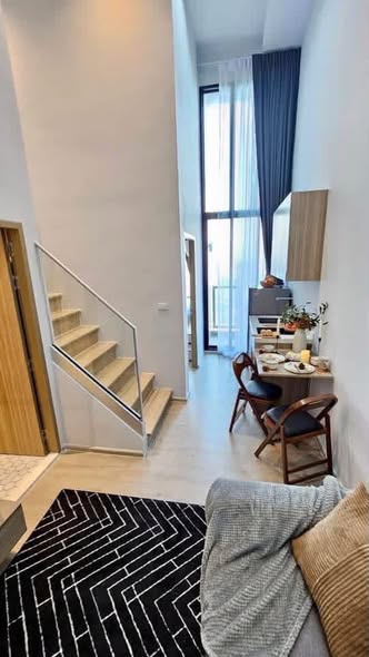 living room of Altitude Unicorn Sathorn
