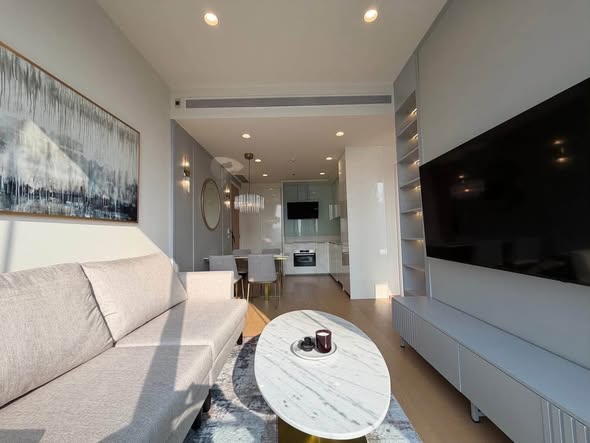 living room and bedroom of ANIL Sathorn 12