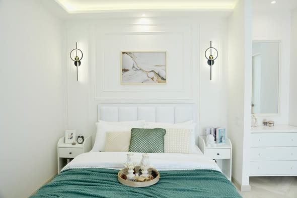 bedroom of Apple Condominium
