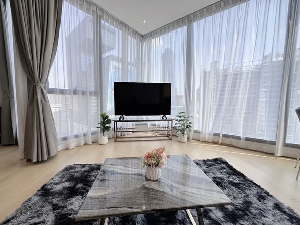 bedroom and living room of ASHTON Asoke – Rama 9