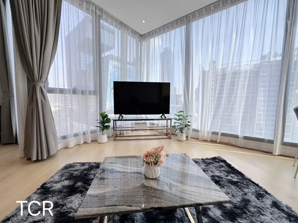 living room and bedroom and room interior of ASHTON Asoke – Rama 9