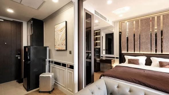 bedroom of Ashton Chula-Silom