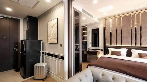 bedroom of Ashton Chula-Silom