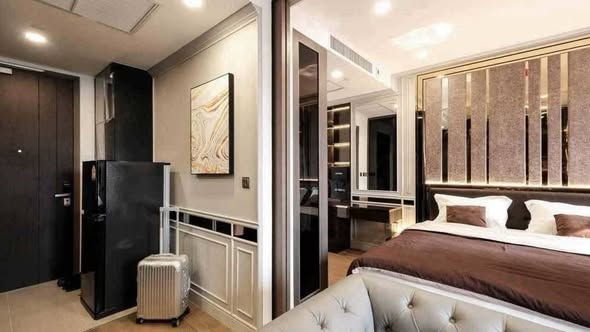 bedroom of Ashton Chula-Silom