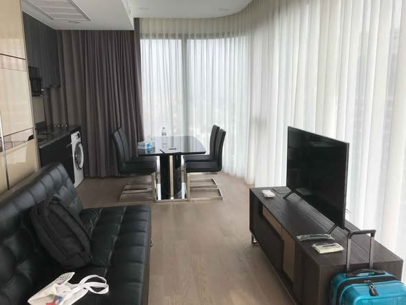 bedroom and living room of Ashton Chula-Silom