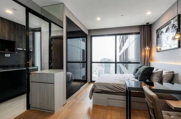 bedroom and living room and room interior of Ashton Chula-Silom