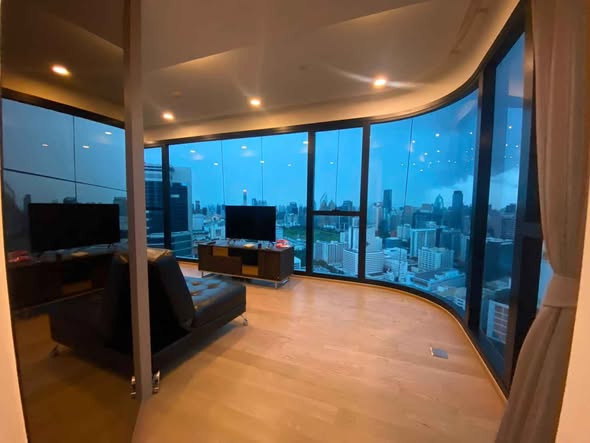 living room and bedroom and room interior of Ashton Chula-Silom
