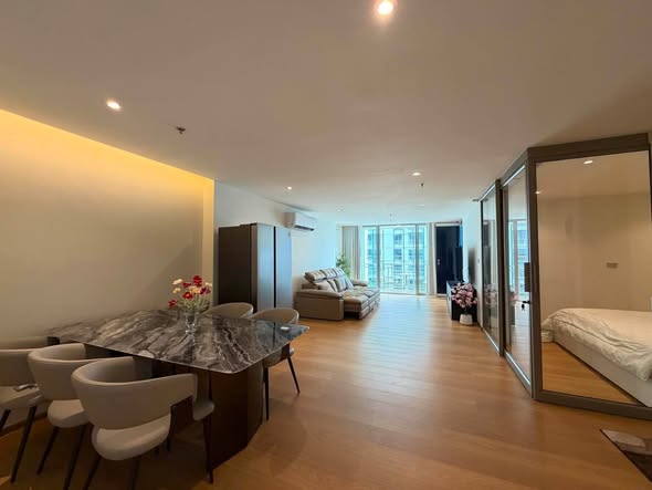 bedroom and living room and room interior of Asoke Place