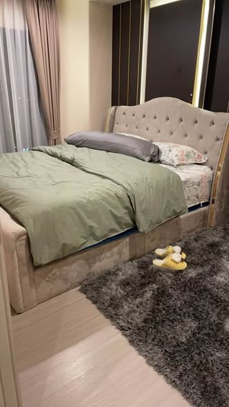 bedroom of แอสปาย เอราวัณ ไพร์ม Aspire Erawan Prime