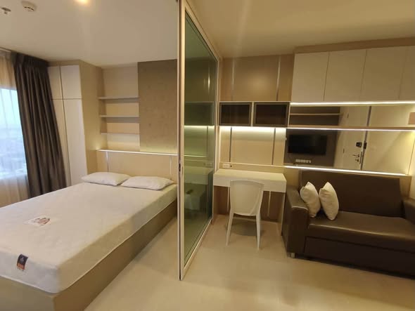 bedroom of แอสปาย เอราวัณ ไพร์ม Aspire Erawan Prime