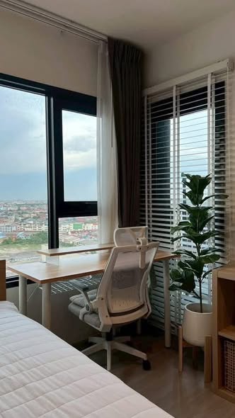 bedroom of แอสปาย เอราวัณ ไพร์ม Aspire Erawan Prime
