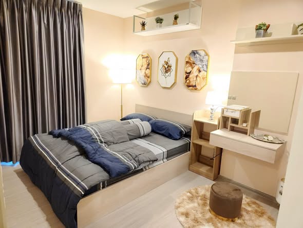 bedroom of แอสปาย เอราวัณ ไพร์ม Aspire Erawan Prime