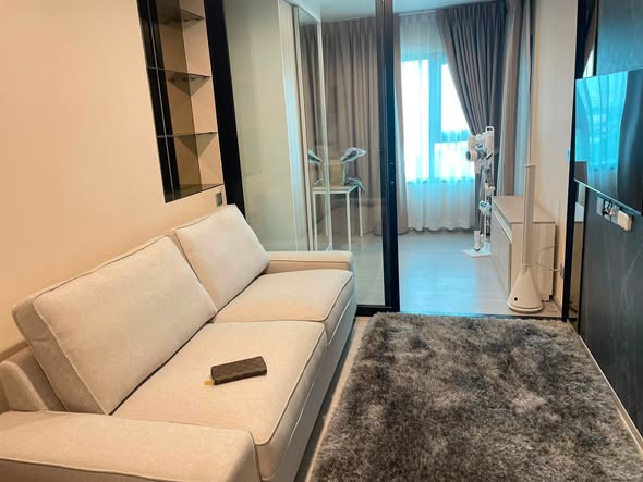 bedroom and living room and room interior of แอสปาย เอราวัณ ไพร์ม Aspire Erawan Prime