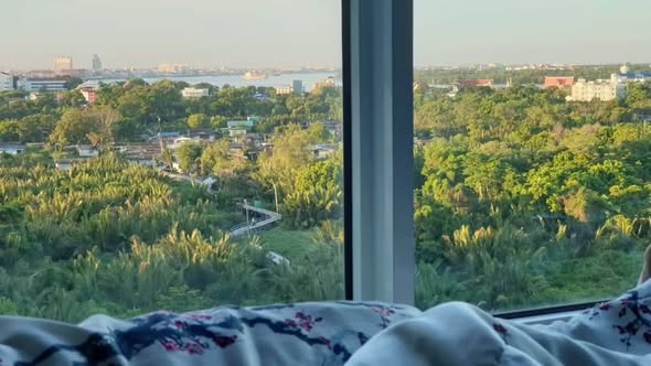 bedroom of Aspire Erawan Tower B