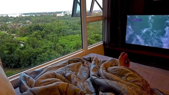 bedroom of Aspire Erawan Tower B