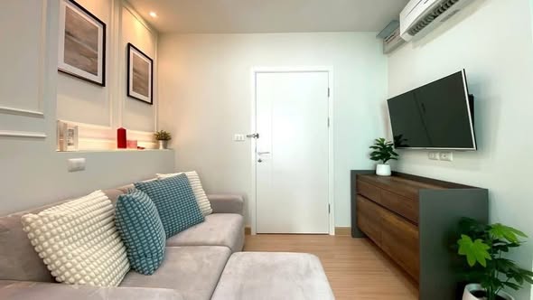 living room and bedroom of Aspire Rama 4