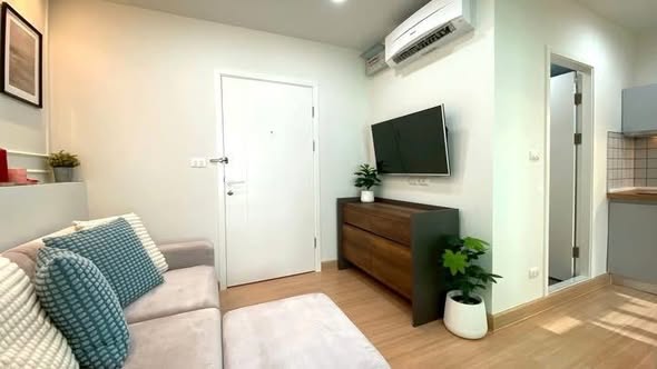 living room and bedroom of Aspire Rama 4