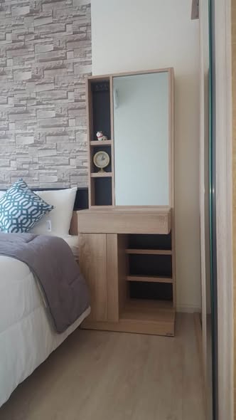 bedroom and room interior of Aspire Sathorn – Tha Phra