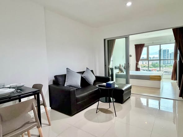 bedroom of Aspire Sukhumvit 48