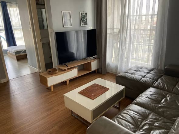 bedroom and living room of Aspire Sukhumvit 48