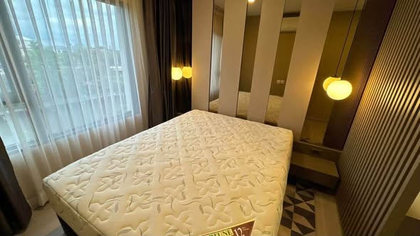 bedroom of Aspire Sukhumvit-On Nut