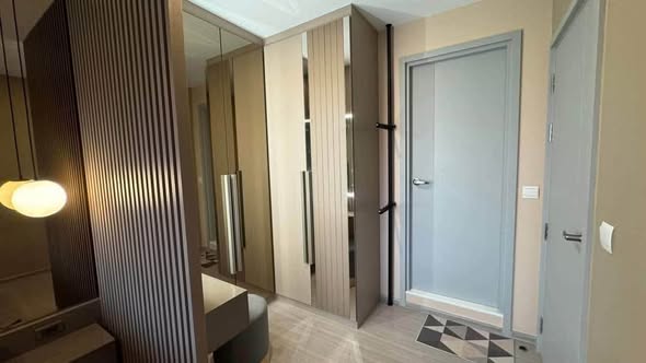 bedroom and room interior of Aspire Sukhumvit-On Nut
