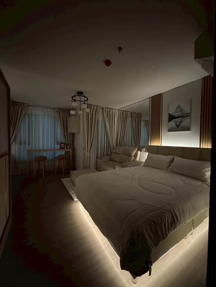 bedroom of Aspire Sukhumvit-Rama 4
