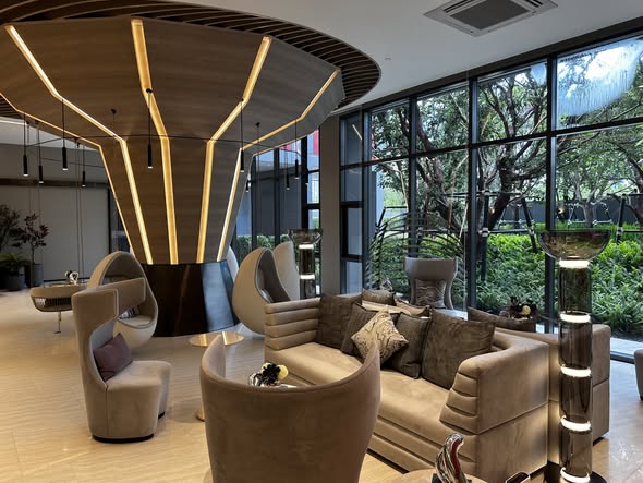 living room of Aspire Sukhumvit-Rama 4