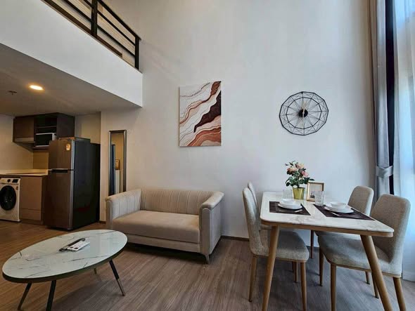living room and room interior of Aspire Sukhumvit-Rama 4
