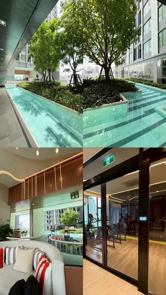 pool of Aspire Sukhumvit-Rama 4
