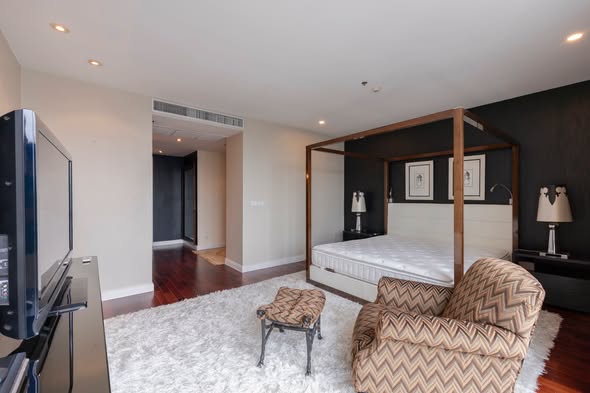 bedroom and room interior of Athenee Residence