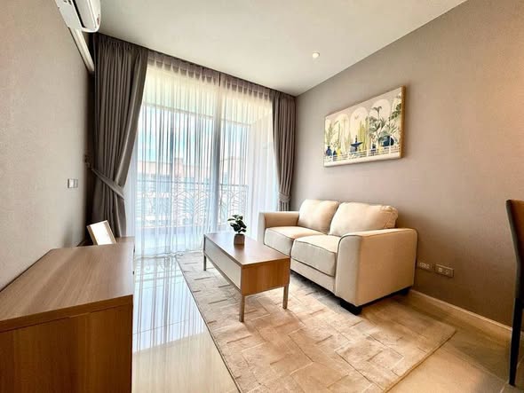 living room and bedroom of Atlantis Condo Resort Pattaya